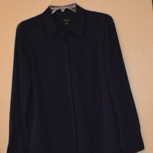 Talbot's navy blue blouse - size M.